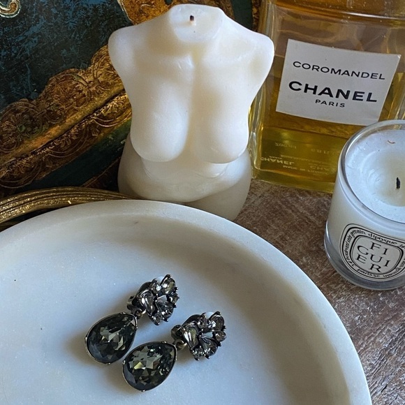 Vintage rhinestone clip on earrings Estate Jewelry - Picture 15 of 15